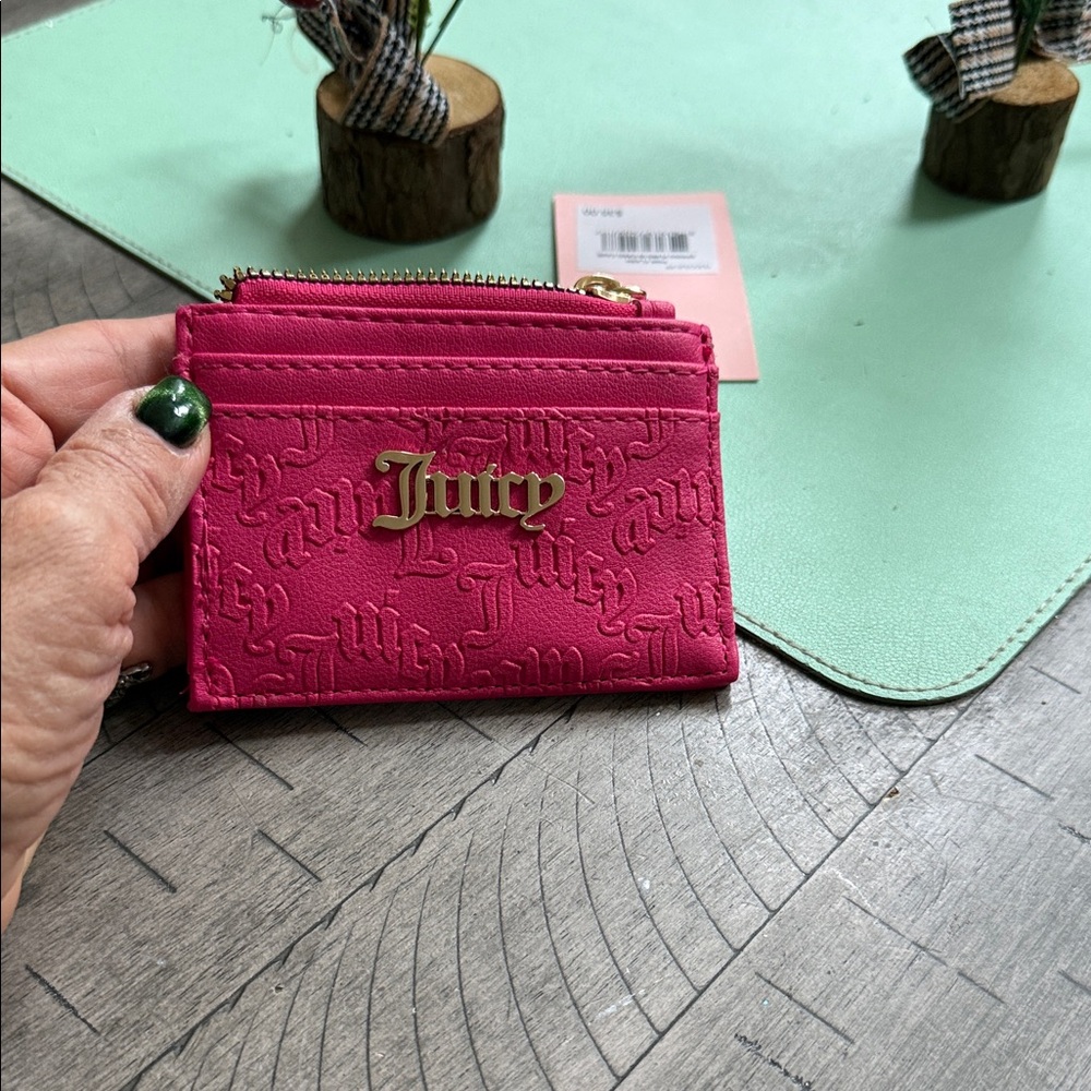 Juicy Couture Pink Card Holder